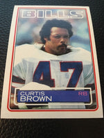 Curtis Brown Bills 1983 Topps #220