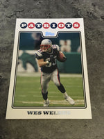 Wes Welker Patriots 2008 Topps #124