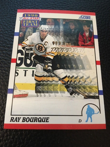 Ray Bourque Bruins 1990-1991 Score All Star First Team #313