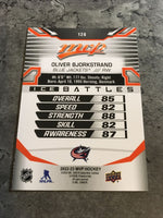 Oliver Bjorkstrand Blue Jackets 2022-23 Upper Deck MVP Ice Battles #128