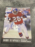 Bobby Humphrey Broncos 1991 Fleer Ultra #36