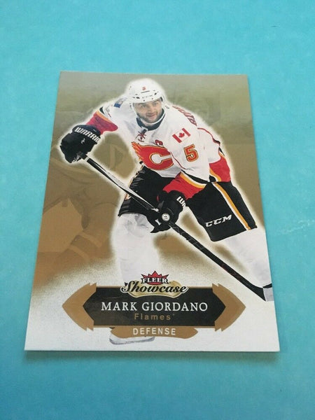 Mark Giordano Flames 2016-2017 Fleer Showcase #82