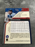Kevin Dyson Titans 2000 Topps Stadium Club #131