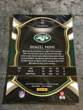 Denzel Mims Jets 2020 Panini Select Rookie #63