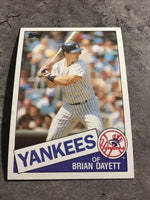 Brian Dayett Yankees 1985 Topps #534