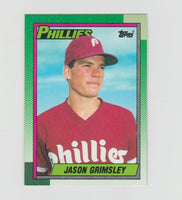 Jason Grimsley Phillies 1990 Topps #493