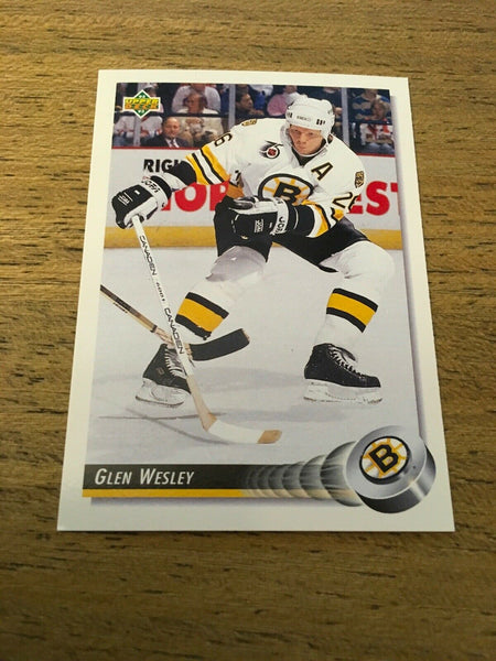 Glen Wesley Bruins 1992-1993 Upper Deck #244