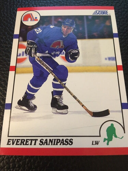 Everett Sanipass Nordiques 1990-1991 Score #28