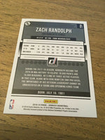 Zach Randolph Kings 2018-2019 Donruss #81