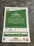 A.J. Terrell Falcons 2020 Panini Donruss Optic Rookie #105