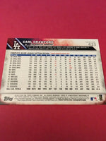 Carl Crawford Dodgers 2016 Topps #423A