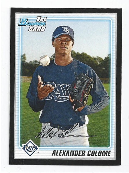 Alexander Colome Rays 2010 Bowman Prospects Black#BP43