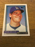 Steve Wilson Dodgers 1992 Topps #751
