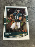 Carson Wentz Eagles 2020 Panini Donruss Optic #79