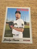 Jhoulys Chacin Brewers 2019 Topps Heritage #31