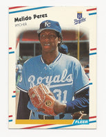 Melido Perez Royals 1988 Fleer #265