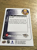 Eeli Tolvanen Predators 2018-2019 UD MVP 20th Anniversary Silver Script#95