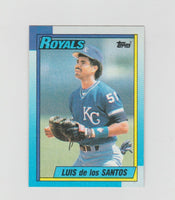 Luis De Los Santos Royals 1990 Topps #452