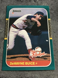 DeWayne Buice Angels 1987 Donruss The Rookies #6