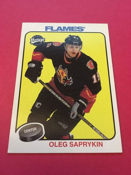 Oleg Saprykin Flames 2001-2002 Upper Deck Vintage #39