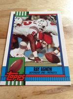 Ray Agnew Patriots 1990 Topps #45T