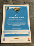 CJ Henderson Jaguars 2020 Panini Donruss Optic Rated Rookie #198