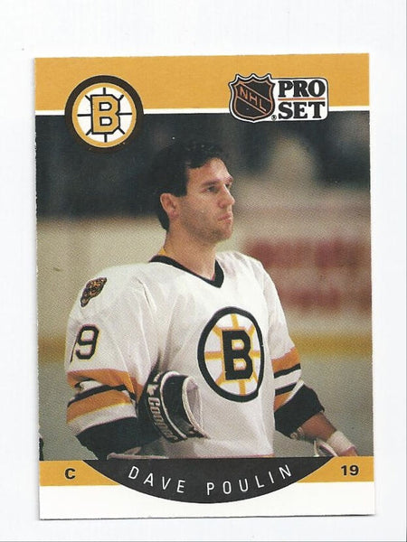 Dave Poulin Bruins 1990-1991 Pro Set #13