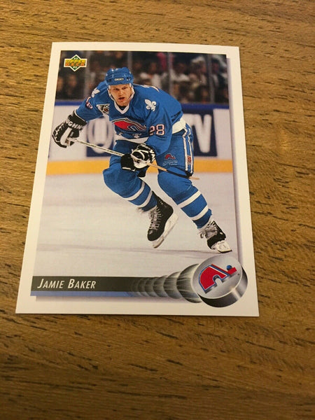 Jamie Baker Nordiques 1992-1993 Upper Deck #130