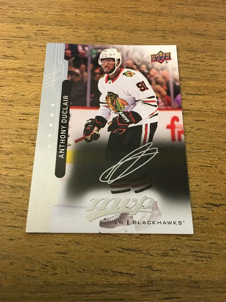 Anthony Duclair Blackhawks 2018-2019 Upper Deck MVP Silver Script#159