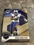 Devin Singletary Bills 2021 Panini Mosaic #30