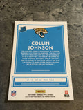 Collin Johnson Jaguars 2020 Panini Donruss Optic Rated Rookie #197