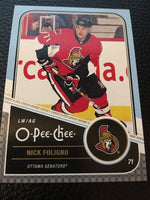 Nick Foligno Senators 2011-2012 O Pee Chee #486