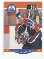 Martin Gelinas Oilers 1990-1991 Pro Set #83