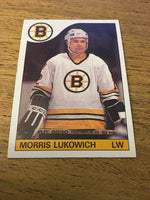 Morris Lukowich Bruins 1985-1986 Topps #129