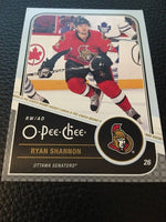 Ryan Shannon Senators 2011-2012 O Pee Chee #127