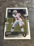 Damon Arnette Raiders 2020 Panini Donruss Optic Rookie #106
