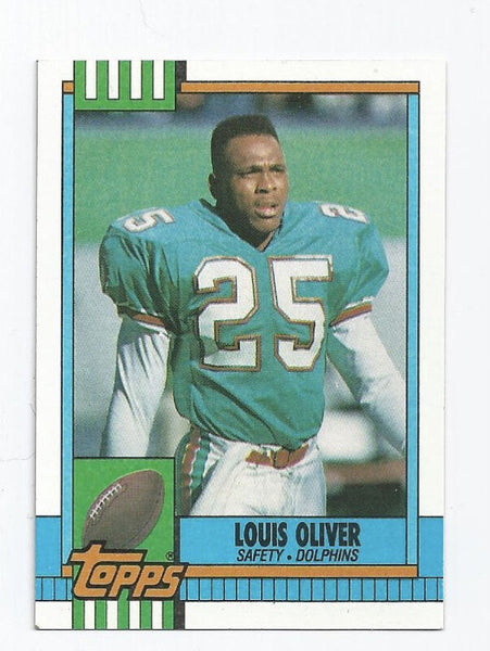 Louis Oliver Dolphins 1990 Topps #318