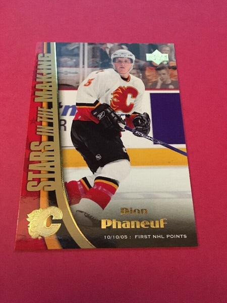 Dion Phaneuf Flames 2005-2006 Upper Deck Stars In The Making #SM8
