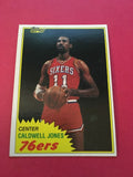 Caldwell Jones 76ers 1981-1982 Topps #91