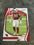 J.J. Watt Cardinals 2021 Panini Absolute #14