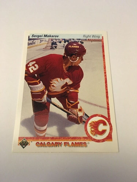 Sergei Makarov Flames 1990-1991 Upper Deck #123