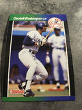 Claudell Washington Yankees 1989 Donruss #72