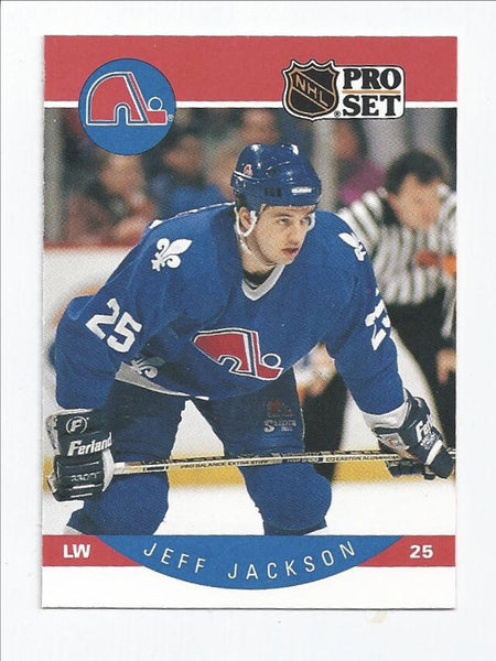 Jeff Jackson Nordiques 1990-1991 Pro Set #249