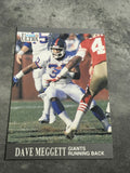 Dave Meggett Giants 1991 Fleer Ultra #222
