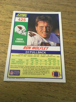 Ron Wolfley Cardinals 1990 Score #425