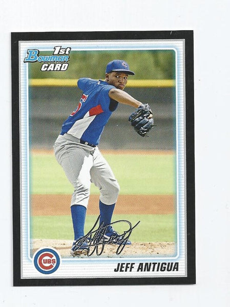 Jeff Antigua Cubs 2010 Bowman Prospects Black #BP13