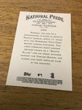 Hiroki Kuroda Dodgers 2009 Topps Allen & Ginter's National Pride #NP11