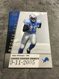 Mike Williams  Lions 2006 Upper Deck Rookie Debut Game #GDD-MW