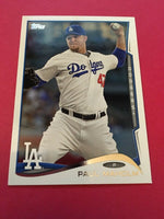 Paul Maholm Dodgers 2014 Topps Update #US188