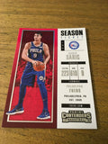Dario Saric 76ers 2017-2018 Panini Contenders #69